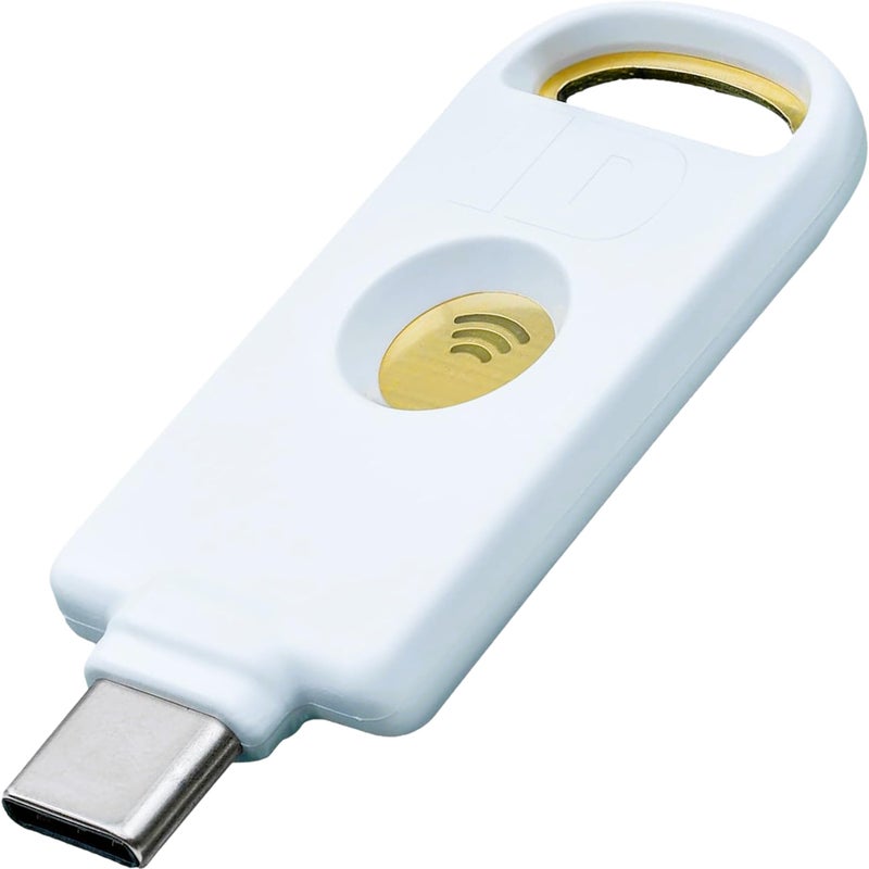 Identiv uTrust FIDO2 NFC Security Key USB-C (FIDO, FIDO2, U2F, WebAuthn) - Image 1