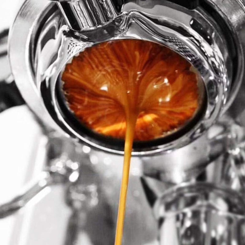 نيوزا Espresso Coffee Bottomless Portafilter Distributor&Tamper Dual Head for 54mm Breville 870/875/878/880,Stainless Steel (Sieve Basket) - Image 3