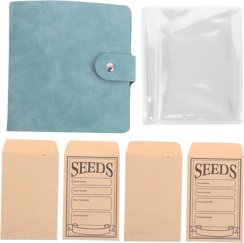 Green Plant Storage Album Binder With Resealable Envelopes For Garden Lovers - Image 1