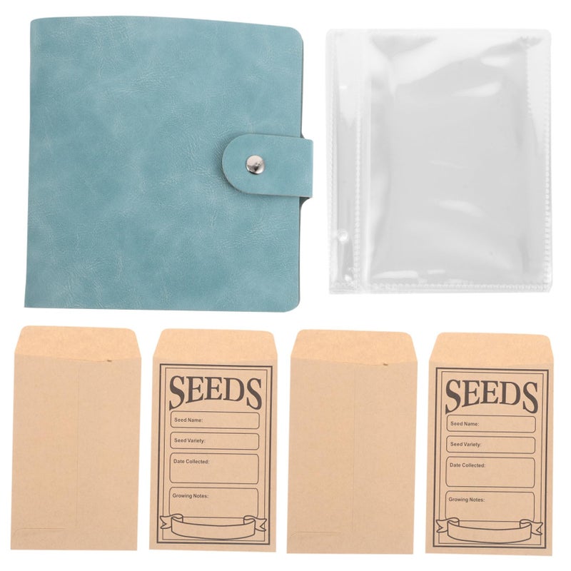 Green Plant Storage Album Binder With Resealable Envelopes For Garden Lovers - Image 2