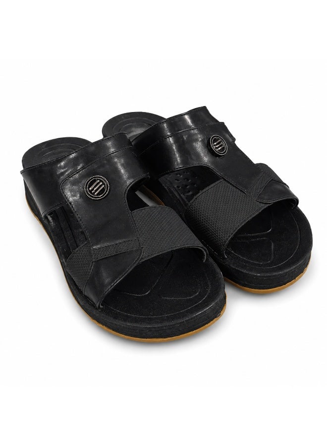 Men's Casual Comfort Slides – Cross Strap Slippers with Cushioned Footbed for Everyday Wear - Image 4