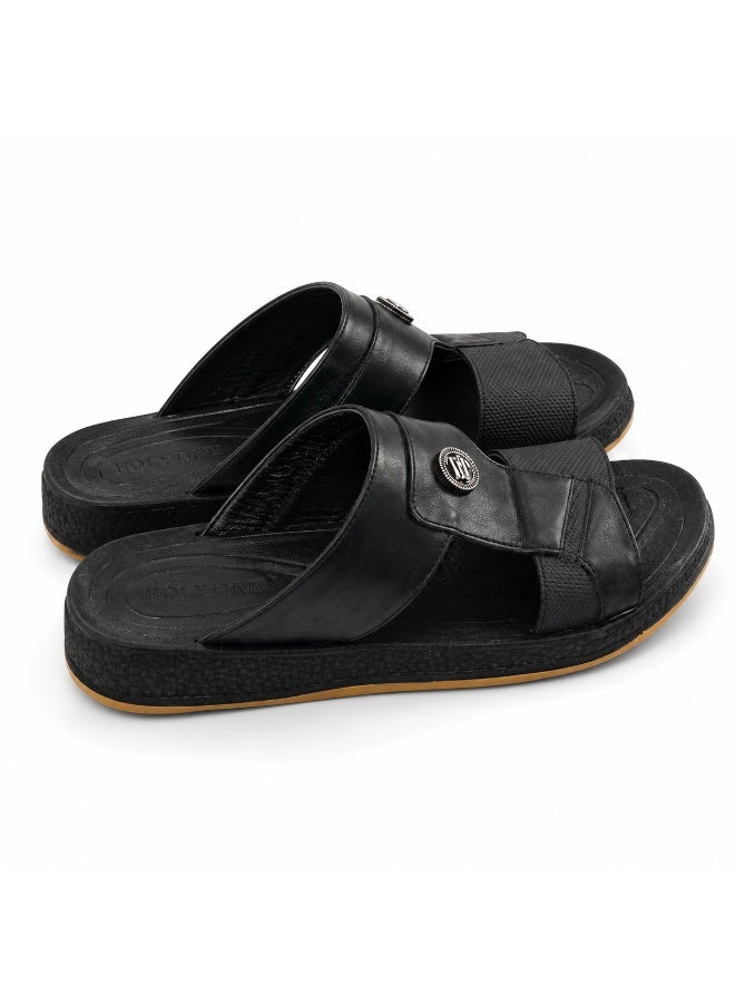 Men's Casual Comfort Slides – Cross Strap Slippers with Cushioned Footbed for Everyday Wear - Image 3