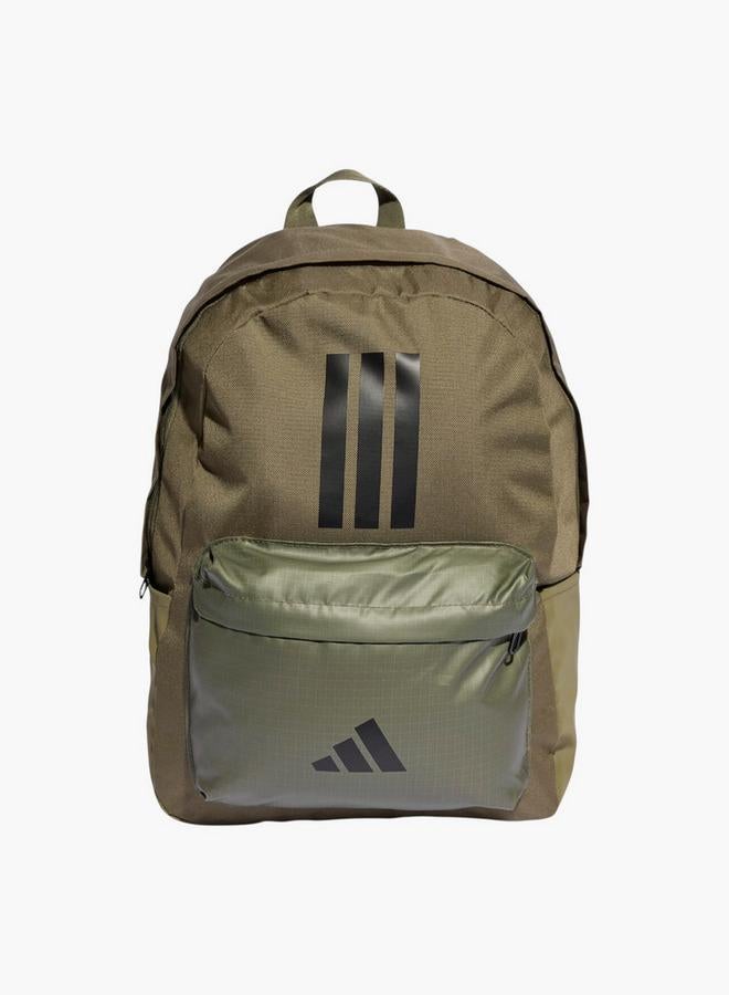 Adidas Logo Print School Backpack With Adjustable Straps And Zip Closure - Image 1