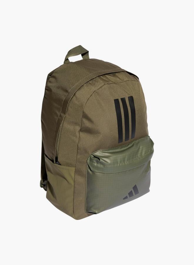 Adidas Logo Print School Backpack With Adjustable Straps And Zip Closure - Image 3