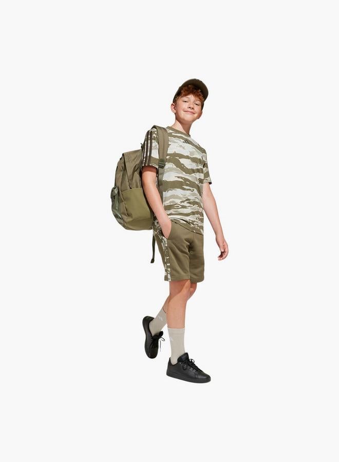 Adidas Logo Print School Backpack With Adjustable Straps And Zip Closure - Image 2