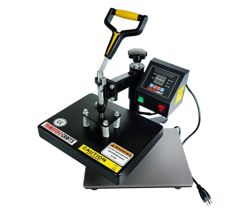 Jacobson Products Transfer Crafts Heat Press Machine for T Shirt Printing and Heat Transfers  9 x 12 Swingaway Design HP912 