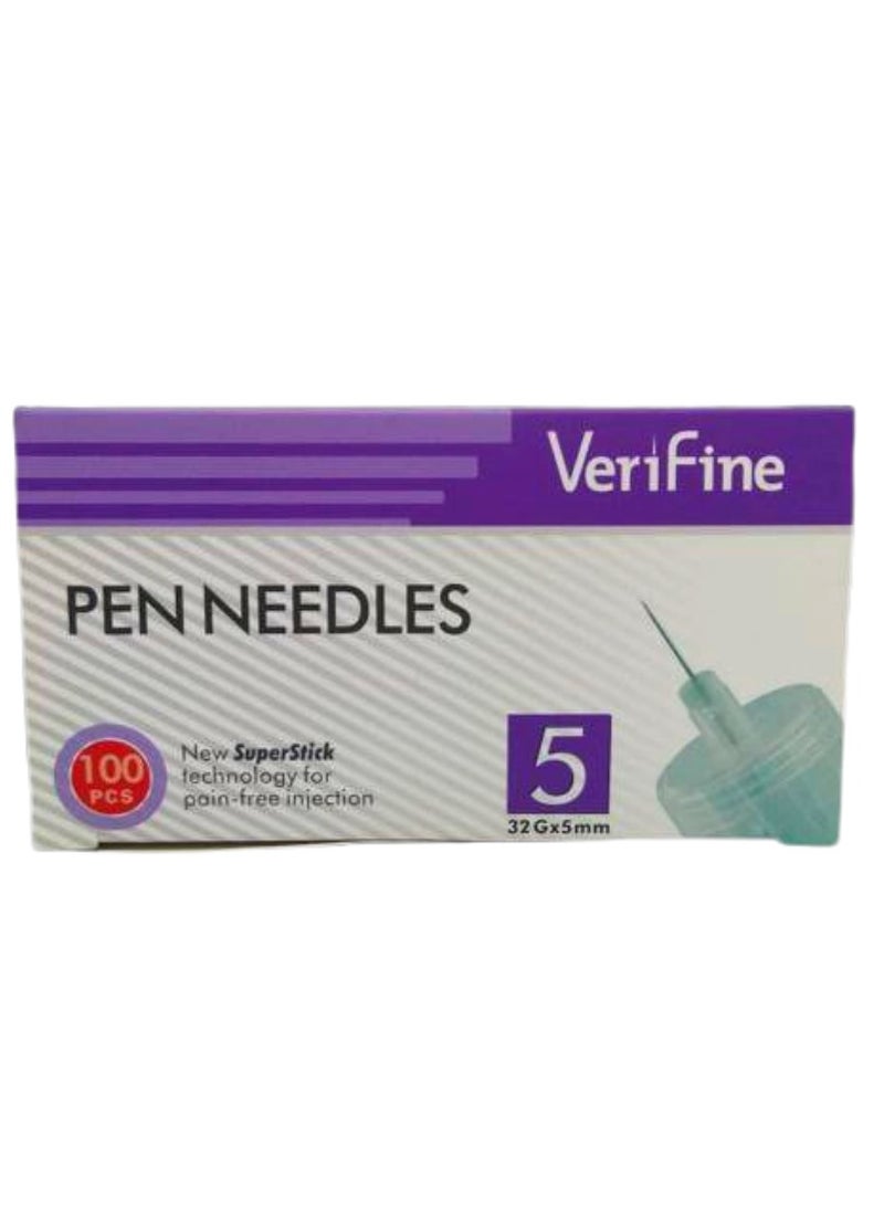 فيرى فاين - سنون انسولين فريفاين 32G* 5 mm ( قطعة 100 ) - Image 1