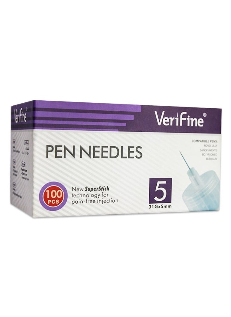 فيرى فاين - سنون انسولين فريفاين 32G* 5 mm ( قطعة 100 ) - Image 1