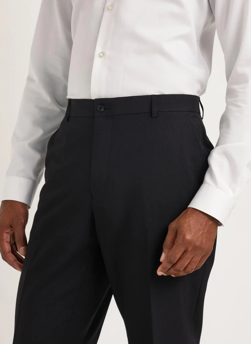 Matalan Taylor & Wright Black Regular Fit Formal Trousers