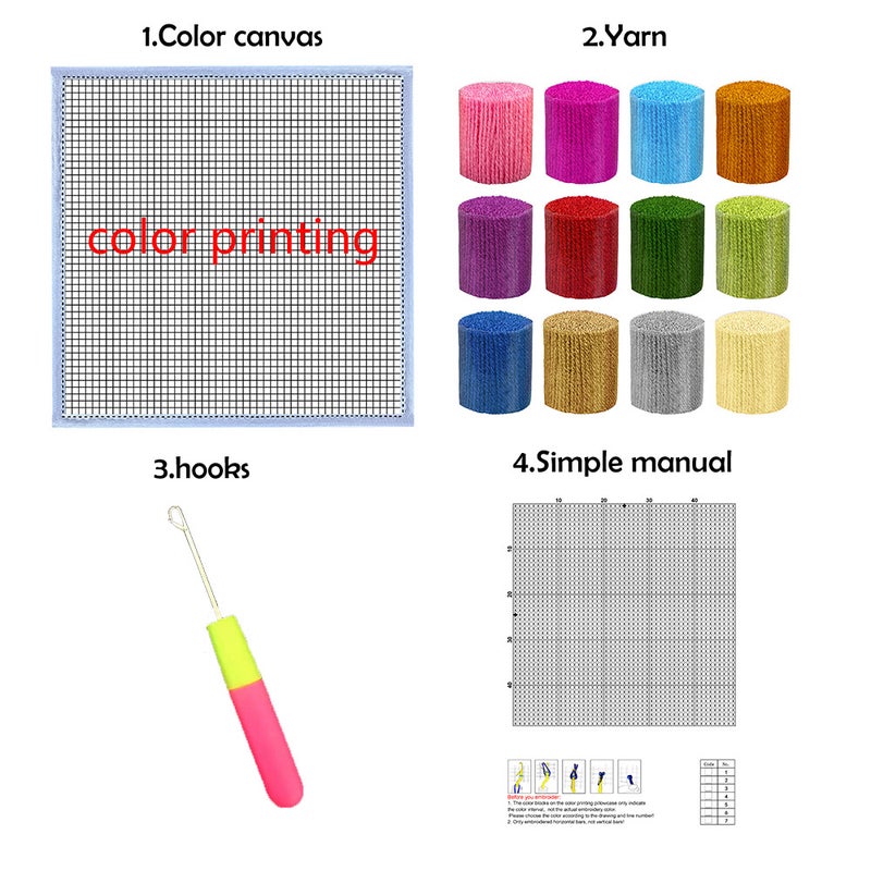 هدية للأطفال مصنوعة يدويًا من مواد DIY (طقم مادة البومة) النسخة الإنجليزية - Image 3