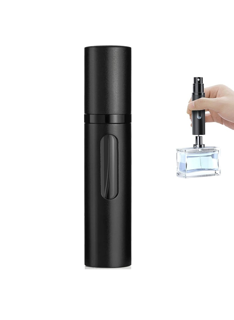 أوزيغالور 8 مل رذاذ العطر قابلة للإعادة الملء، زجاجة عطر صغيرة فارغة رذاذ زجاجة العطر (أسود)  - Image 1