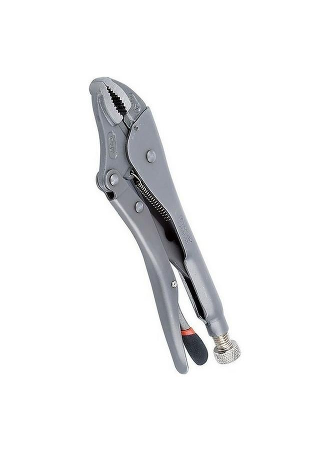 Tactix Chrome-Vanadium Steel Curve Jaw Locking Plier with Control Lock Silver 7inch - Image 2