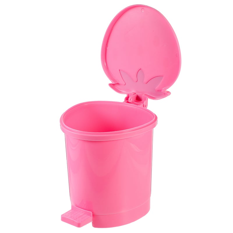 2pcs Countertop Swing Lid Mini Trash Can Trash Bin for Table Desk Car (Random Color) - Image 5