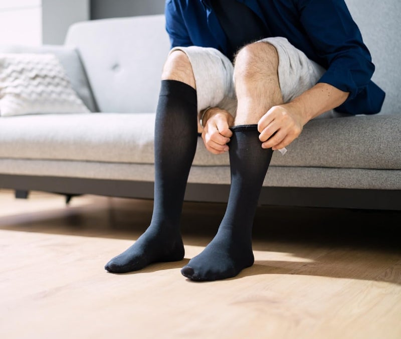 aktive support Medical Grade Travel Flight Socks | Graduated Compression 18-21 mmHg at Ankle | Relieves Tired and Aching Legs, Pain and Swellings (AKL591S) - Image 3