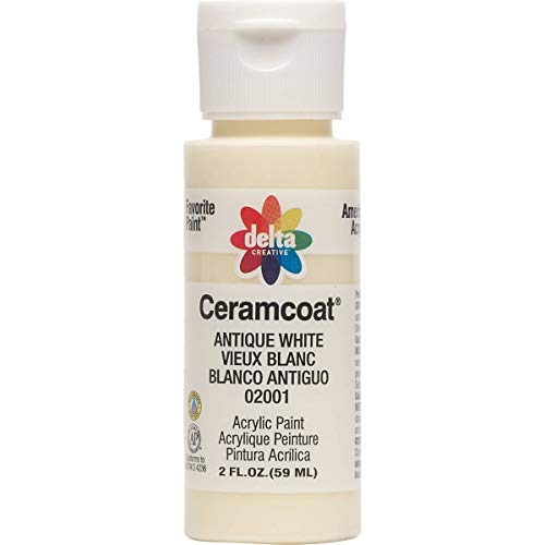 Delta Creative Ceramcoat Acrylic Paint in Assorted Colors (2 oz), 2001, Antique White - Image 1
