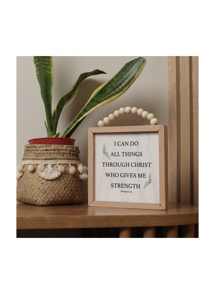 Words Co. - I Can Do Beaded Frame - Image 1