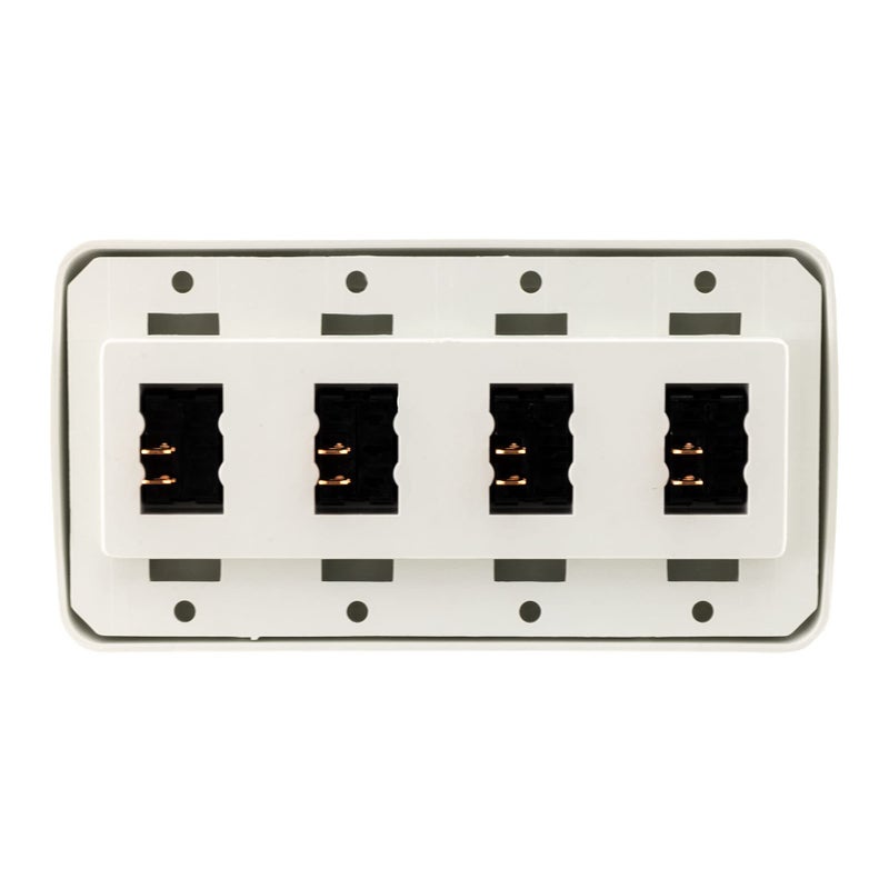 American Technology Components Quad SPST On-Off Switch with Bezel, 12-Volt, for RV, Trailer, Camper (White) - Image 5