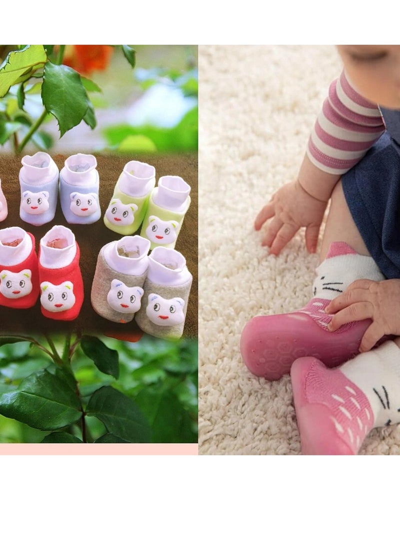 زوج واحد من جوارب الأطفال المصممة بعناية المختارة خصيصًا لطفلك الرقيق لضمان الراحة القصوى والحركة الحرة - Image 4