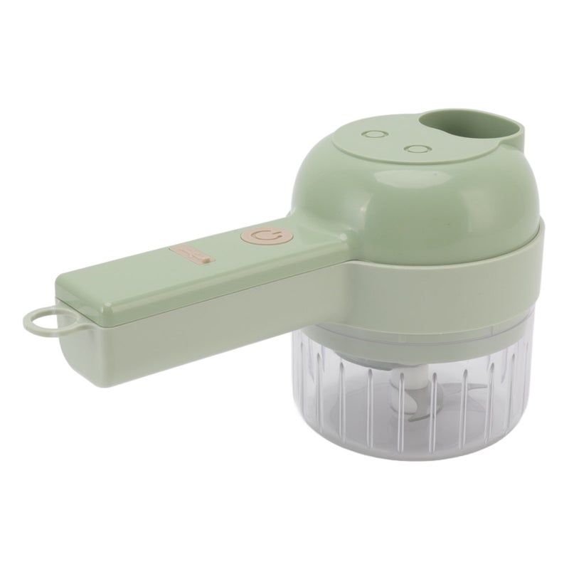 4 in 1 Electric Vegetable Cutter Mini 200ml USB Charging Handheld Wireless Food Processor for Garlic - Image 4
