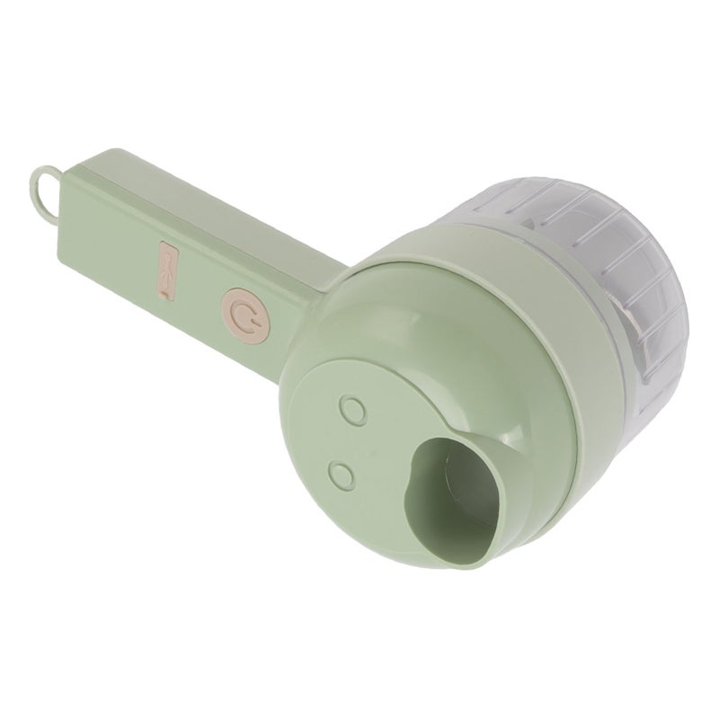 4 in 1 Electric Vegetable Cutter Mini 200ml USB Charging Handheld Wireless Food Processor for Garlic - Image 5