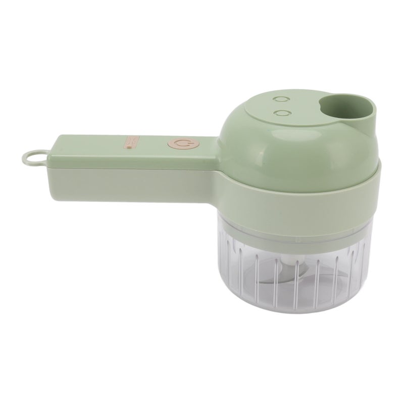 4 in 1 Electric Vegetable Cutter Mini 200ml USB Charging Handheld Wireless Food Processor for Garlic - Image 1