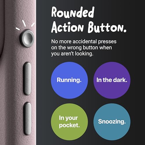 TineeOwl حافظة TineeOwl لهاتف iPhone 17 Pro – متوافقة مع MagSafe، أزرار من الألمنيوم، تحكم في الكاميرا وزر عمل دائري، TPU رقيق مع ملمس، تصميم بسيط – سلسلة DuneX - Image 2