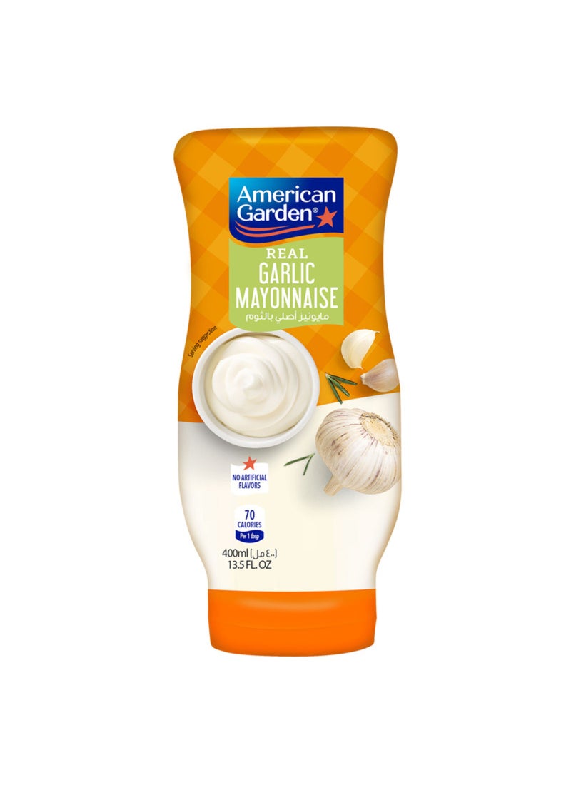 American Garden مايونيز حقيقي بالثوم خالي من الجلوتين والألبان - Image 1