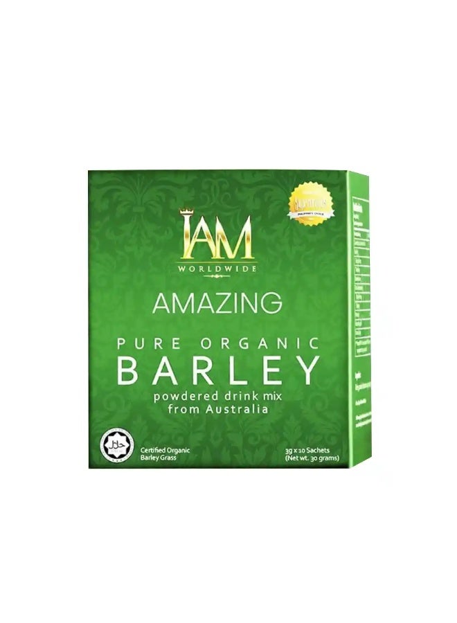 I AM Amazing Pure Organic Barley Powdered Drink Mix