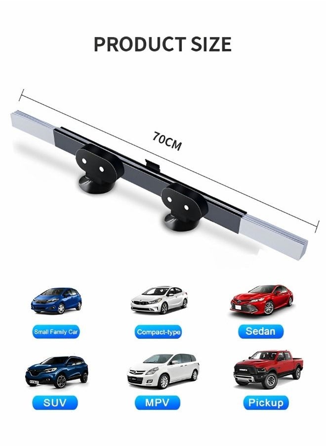 GROIC - Retractable Windshield Sun Shade for Car, Large Sun Visor Protector Blocks 99% UV Rays Keep Vehicle Cool, Auto Sunshade Fits Front Window of Various Models with Suction Cups - Image 1