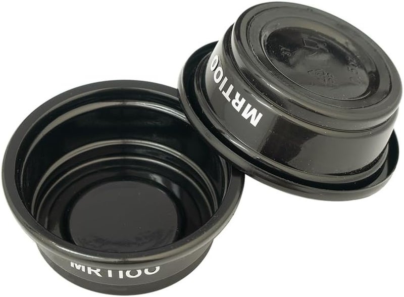 MRTIOO 100 pcs 0.5oz Crested Gecko Food and Water Feeding Cups, Reptile Feeder Bowls, for Lizard and Other Small Pet Ledge Accessories Supplies - Black - Image 4