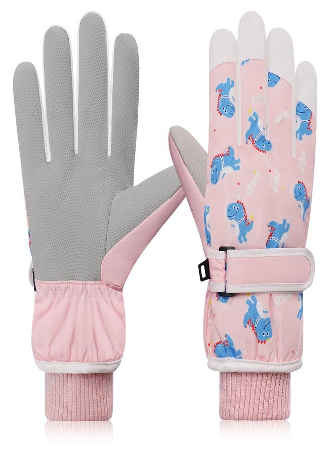coclothy Winter Ski Gloves for Kids, Warmest Waterproof and Breathable Snow Gloves for Cold Weather, Touchscreen Snowboard Glove for Boys & Girls - Image 1