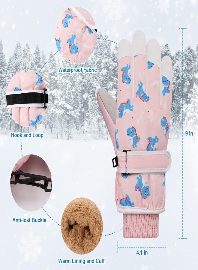 coclothy Winter Ski Gloves for Kids, Warmest Waterproof and Breathable Snow Gloves for Cold Weather, Touchscreen Snowboard Glove for Boys & Girls - Image 3