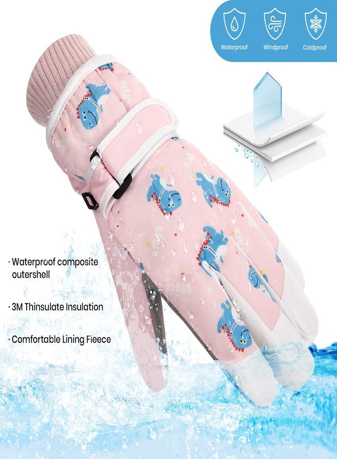 coclothy Winter Ski Gloves for Kids, Warmest Waterproof and Breathable Snow Gloves for Cold Weather, Touchscreen Snowboard Glove for Boys & Girls - Image 4
