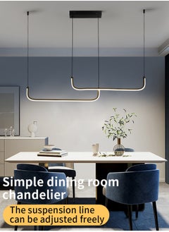 LOOPITYS 90CM - Three color temperature - Modern luxury - Restaurant pendant light, bedroom pendant light, 150cm height adjustable,chandelier  - Image 5