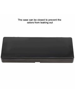 Semme Nail Art Palette, 24 Grid Plastic Nail Art Paint Color Mixing Palette Plate Watercolor Pigment Color Mixing Case Manicure Drawing Tray(Black)  - Image 5