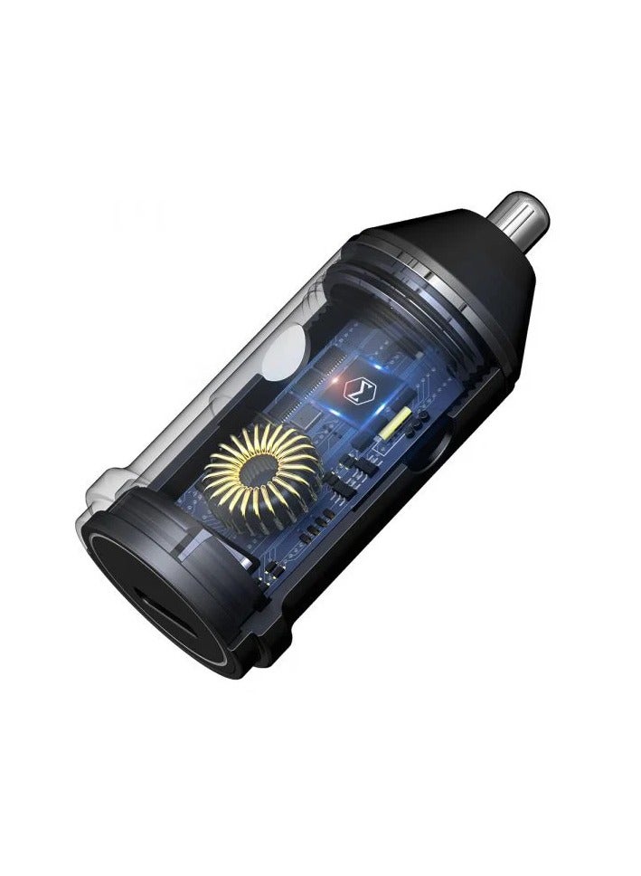 Mcdodo CC-7490 PD USB-C Fast Car Charger 20W  Black - Image 4