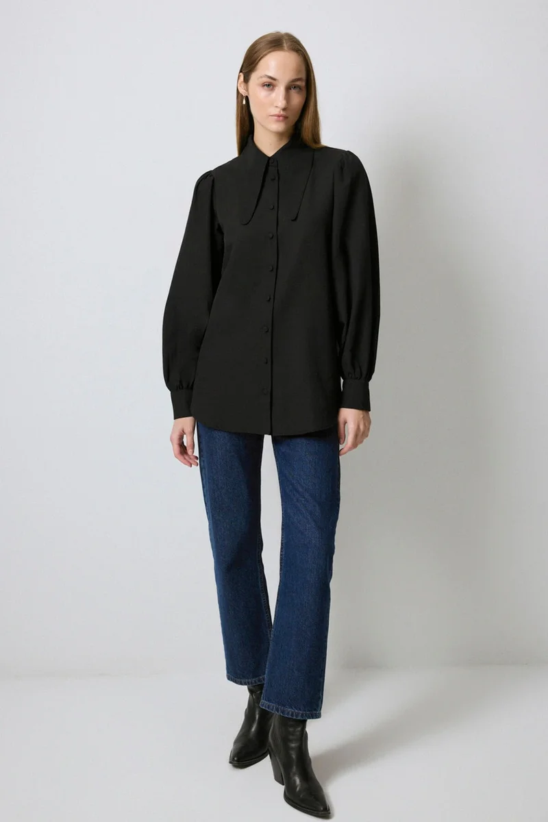 توتشي Collar Detail Shirt
