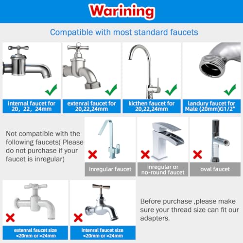 Pure Take Water Filter for Bathroom Sink 1080 Rotating Swivel Faucet Extender Water Purifier for Sink Remove Chlorine, Taste,Odor More Than 99% Relieve Dry, Rough&Itchy Senstive Skin - Image 2