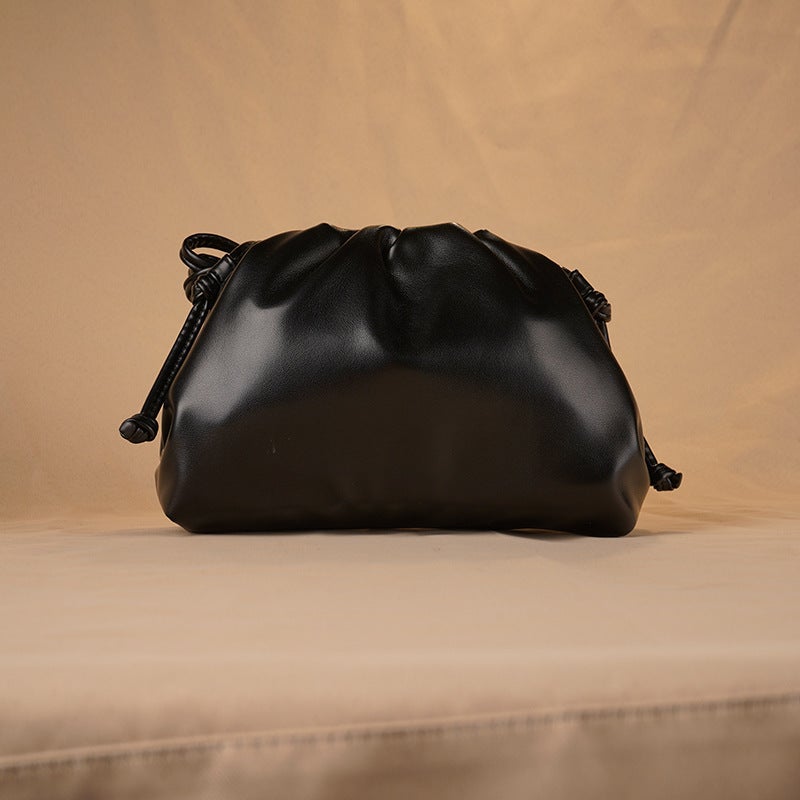 2025 Cloud Bag Pleated Dumpling Bag Women'S Commuter Handbag Solid Color Simple Shoulder Crossbody Bag Trend - Image 5