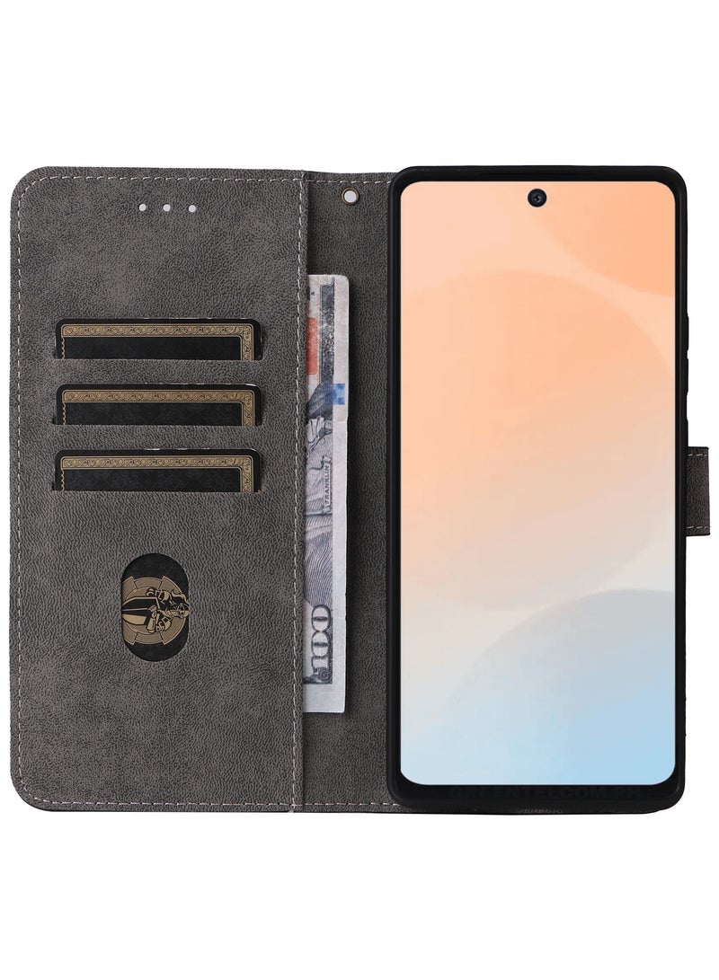 حافظة هاتف لـ Infinix Hot 50 Pro+ 4G مع حماية RFID وغطاء محفظة من جلد PU مع حامل بطاقات غلاف واقي مضاد للصدمات - Image 3