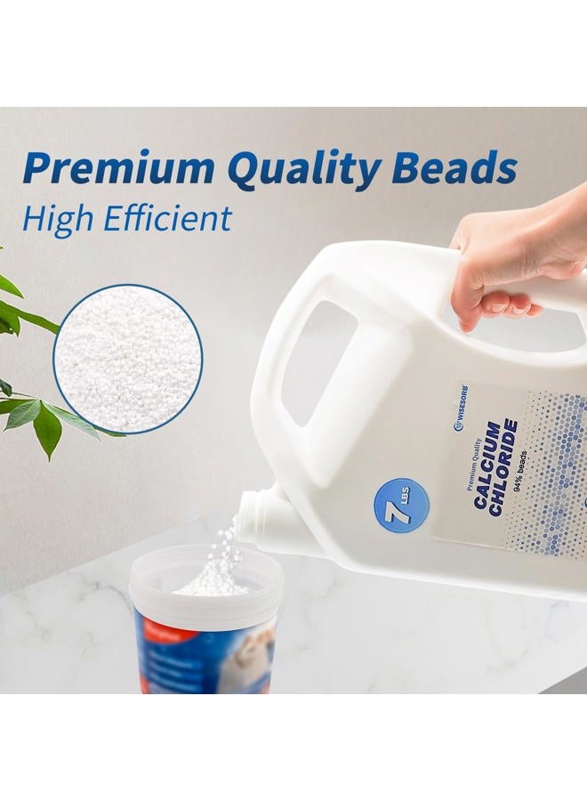 Wisesorb Premium Quality Desiccant Bulk Material, Desiccant Dehumidifier Calcium Chloride, 7 LBS - Image 2