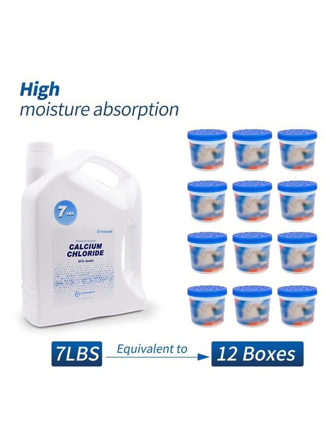 Wisesorb Premium Quality Desiccant Bulk Material, Desiccant Dehumidifier Calcium Chloride, 7 LBS - Image 4