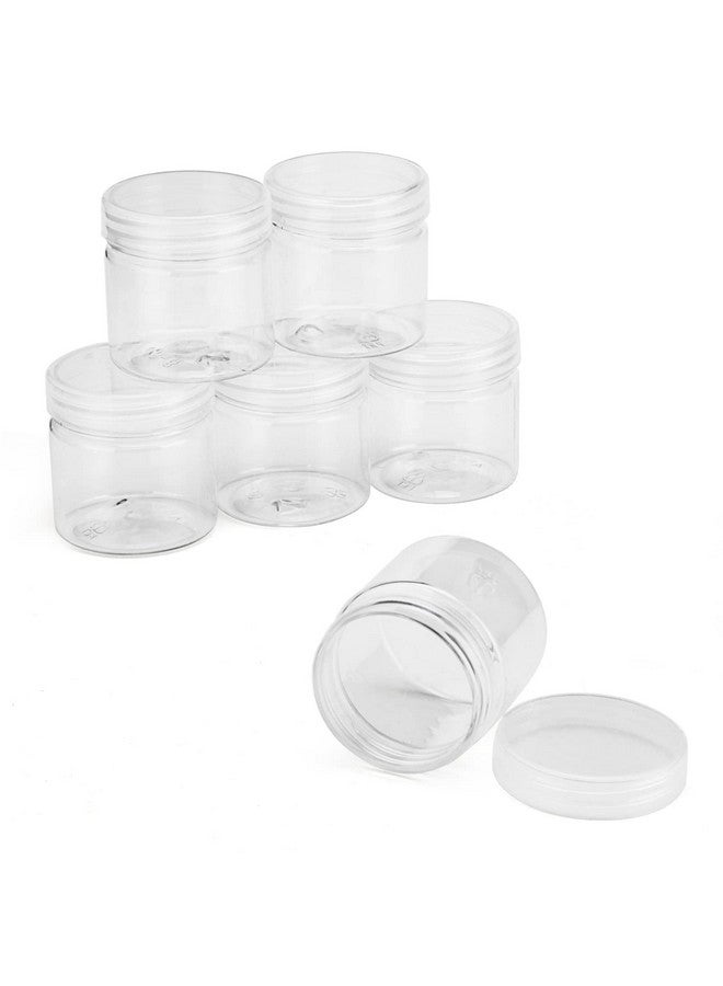 MUKLEI 70 Pcs 2Oz Clear Plastic Bead Containers Round Bead Containers With Lids Mini Sample Container For Lotions Beads Candies Spice - Image 5