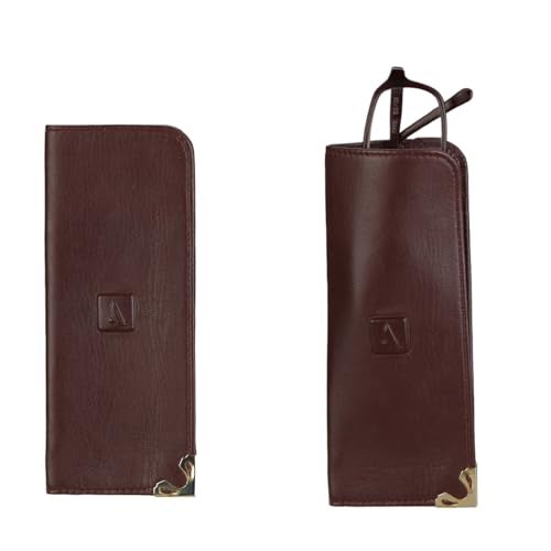 Adamis Genuine Leather Spectacles Soft Pouch for Men and Women Flexible And Durable For Sunglass Eyeglass And Reading Glass Holder compact size W43 Wine, Size 6 x 15 cm - Image 1