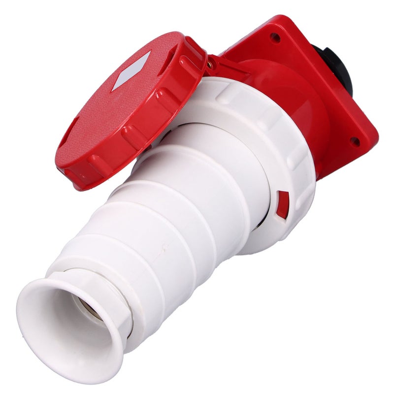 3 Phase 4 Pin Industrial Plug Socket Concealed Waterproof Power Connector Set 380415V 63A 3P+E - Image 3