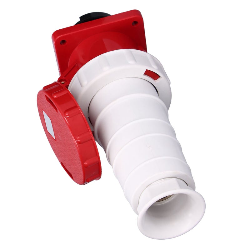 3 Phase 4 Pin Industrial Plug Socket Concealed Waterproof Power Connector Set 380415V 63A 3P+E - Image 2