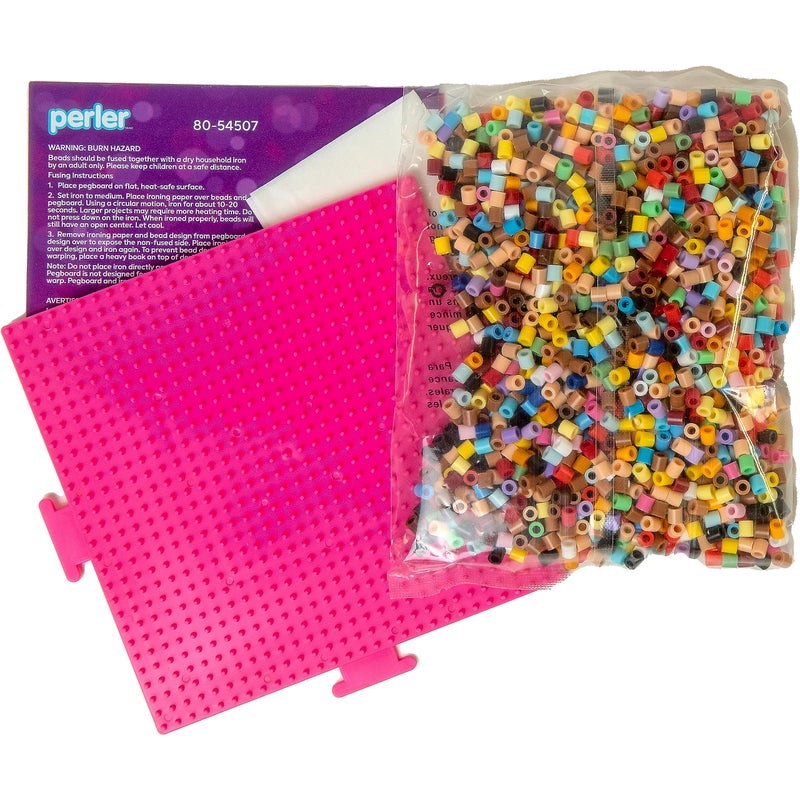 Perler Disney Princesses Fused Bead Craft Activity Kit, Includes 5 Patterns, Finished Project Sizes Vary, Multicolor 2003 Pieces - Image 3