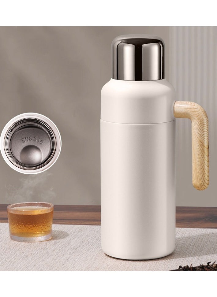 EBMINI - Small Steel Cannon Stewed Teapot Stainless Steel Insulated Pot - Image 1