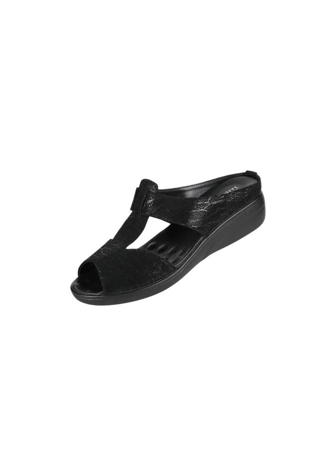 092-2842 Michelle Morgan Ladies Flat Casual Sandals 2418-21 Black - pzsku/ZA2A0B0F2FDA8CC8568C8Z/45/_/1738231999/1312fd16-274c-467c-beda-9cc4f563c3d5