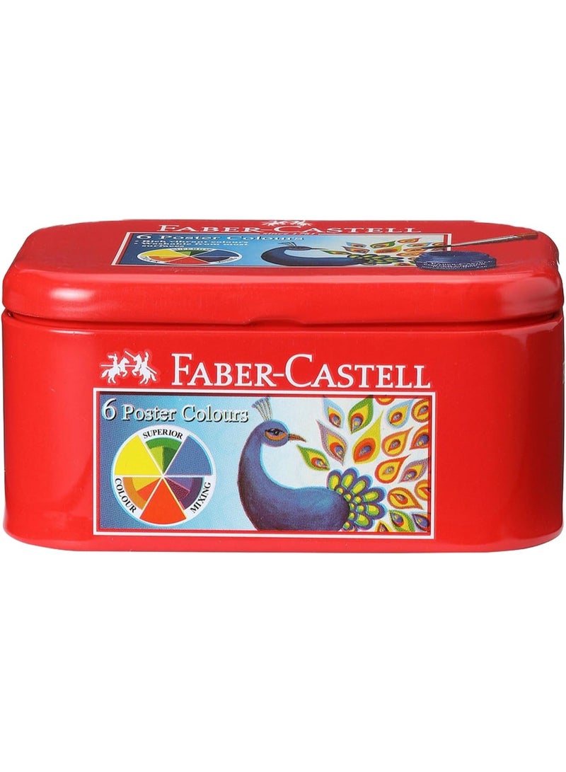 Faber-Castell Faber Castell Poster Colors - 6 Shades - Image 1